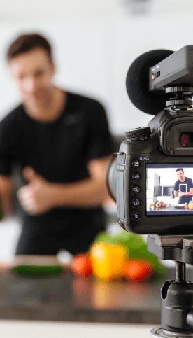 Man-Recording-Content-for-Vlog